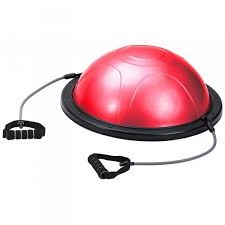Balance Step Rojo 59x26 cms Con Tubo de Resistencia