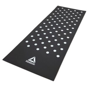 Colchoneta Entrenamieno 1730x610x7mm Negra con Lunares - Reebok