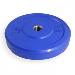 Disco Olímpico Bumper Color Ziva 20 kg - AZUL