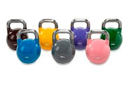 Kettelbells Competición 32 kgs con logo FDL