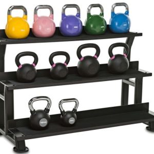 Soporte Kettelbells  3 Alturas (Medidas 92x64x137 cms)