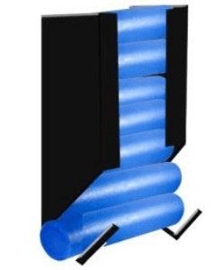 Soporte Foam Roller a Pared