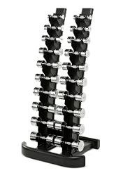 Soporte Mancuernas de 1 a 10 kgs - 10 pares Premium (Medidas 139 x 73 x 60 cms)