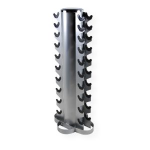 Soporte Mancuernas de 1 a 10 kgs-  10 Pares NEGRO (Medidas 46 x 46 x 120 cms)