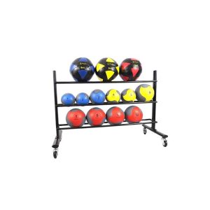 Soporte Wall ball (con ruedas) Capacidad para 12 balones
