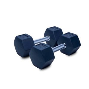 ZIVA Performance Mancuernas Hexagonales (Negro) 25 kg (Par)