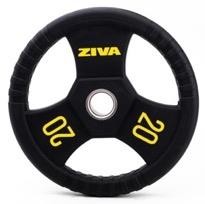 ZIVA Performance Disco Redondo (Negro/Amarillo) 10 kg