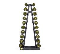 ZIVA Performance Rubber Dumbbell Set (10 pairs) 1-10 kg, 110 kg