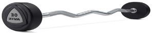 ZVO Urethane EZ Curl Barbell Set 10-45 kg  (10 pieces), 250 kg