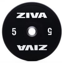 ZVO Urethane Black Bumper Disc 5 kg (80 mm Hard Chrome Hub)